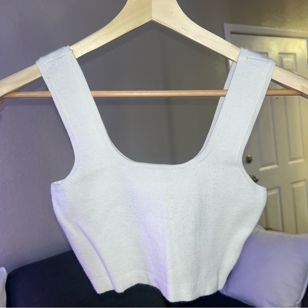 Soft tank crop top